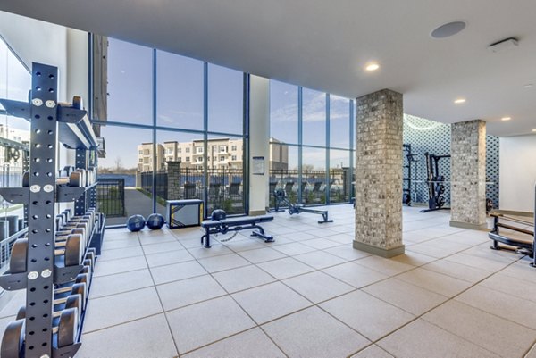 fitness center at Alpine Ten55 Apartments