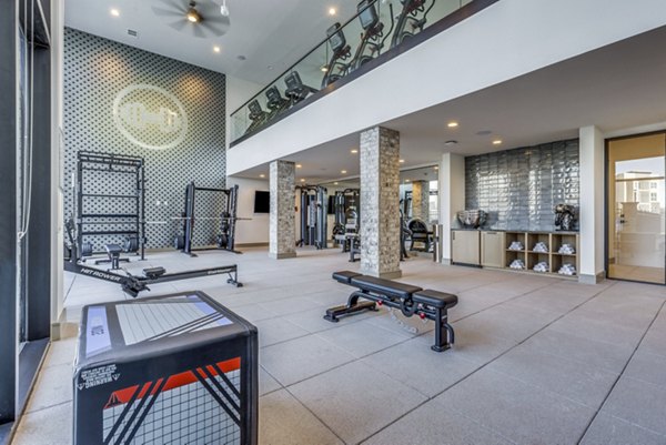 fitness center at Alpine Ten55 Apartments
