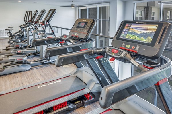 fitness center at Alpine Ten55 Apartments