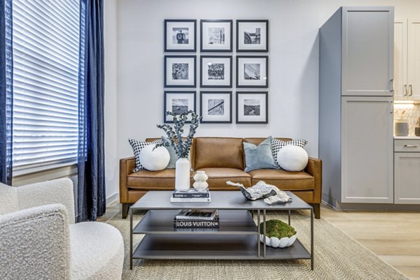 living room at Alpine Ten55 Apartments