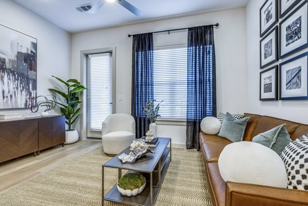 living room at Alpine Ten55 Apartments