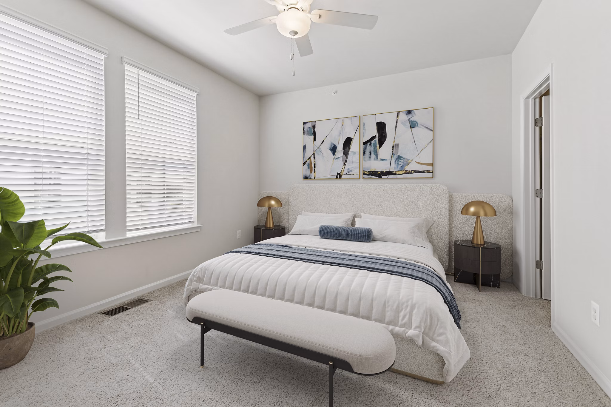 Bedroom at Pax Place at Cascades Apartments