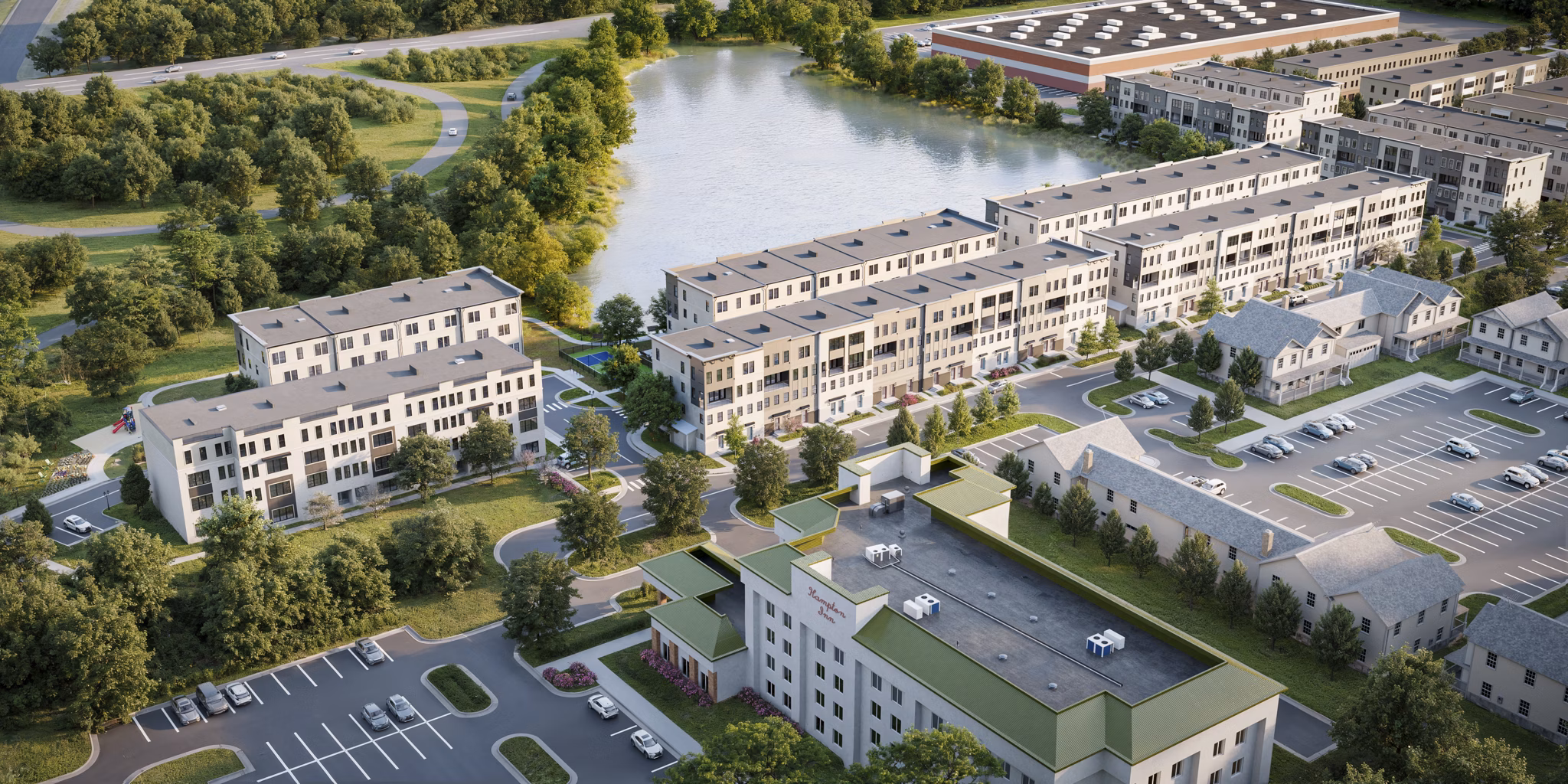 rendering for Pax Place at Cascades Apartments