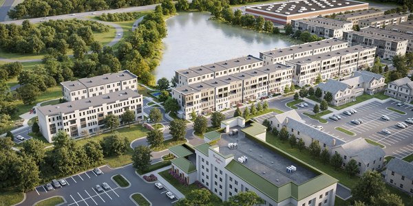 rendering for Pax Place at Cascades Apartments