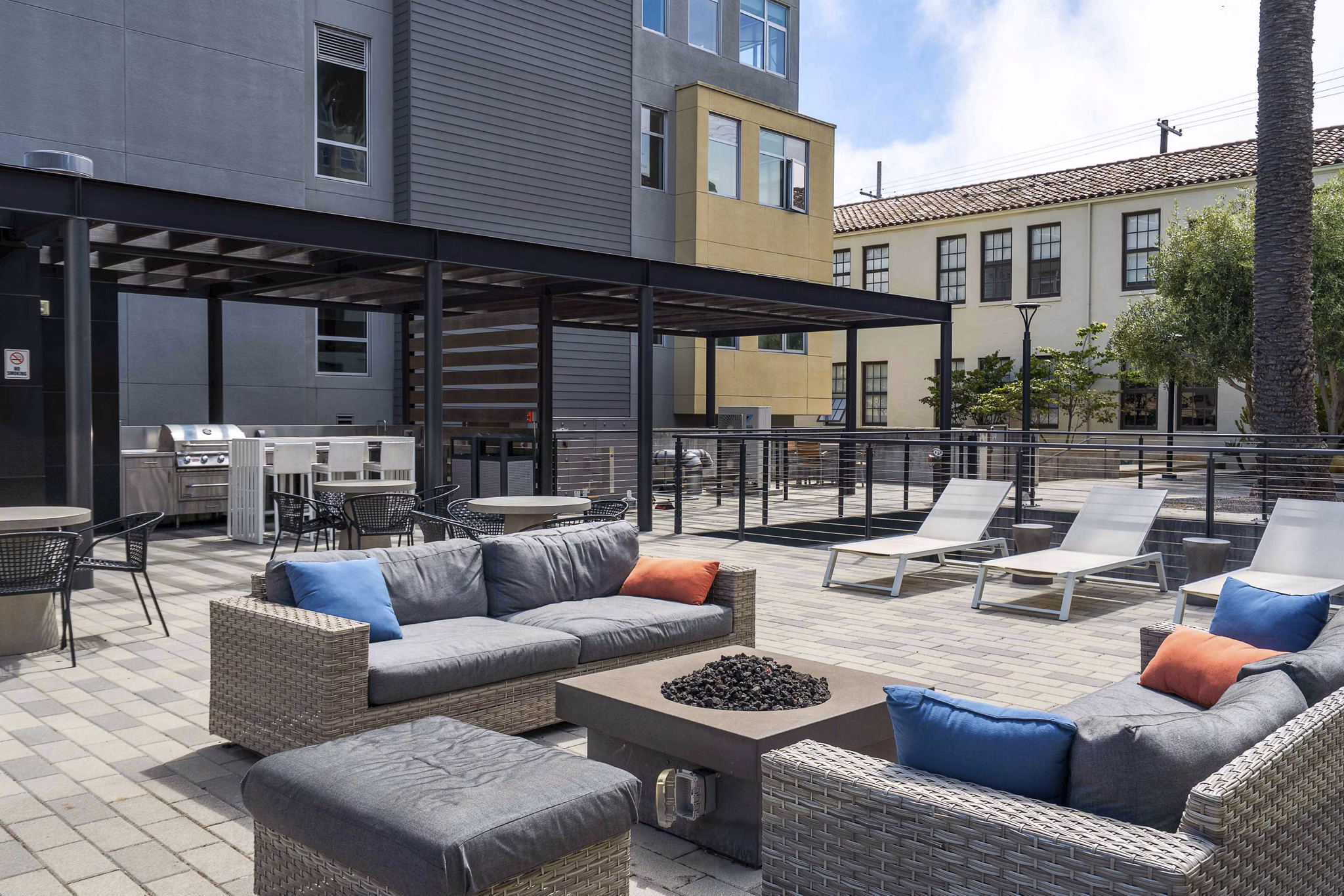 Patio at Alchemy Apartments