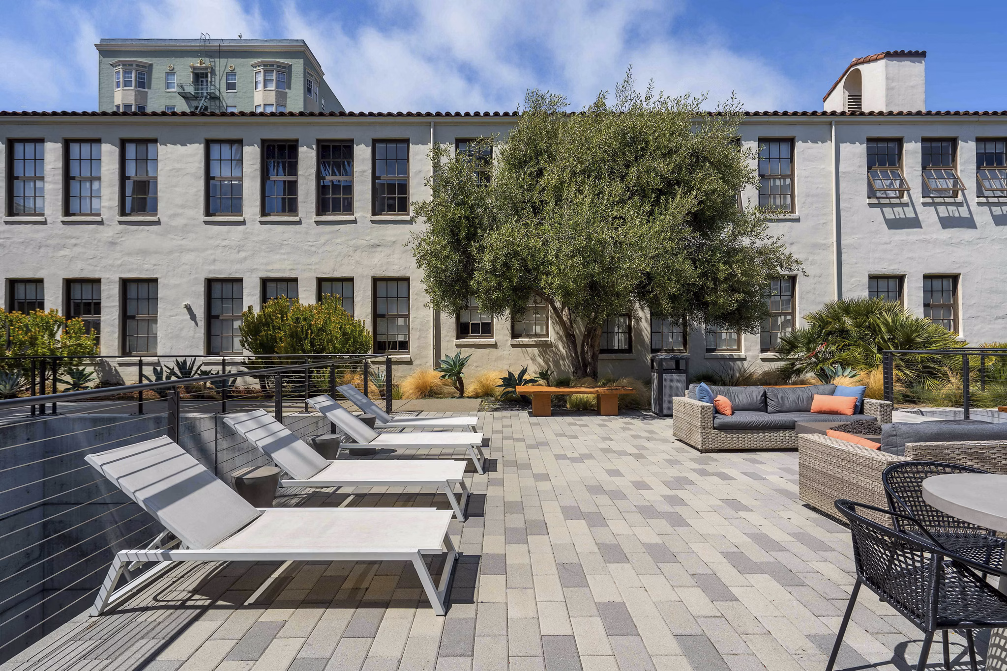 Patio at Alchemy Apartments