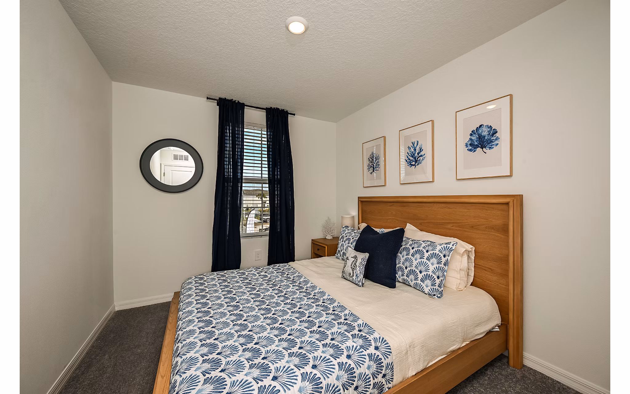 bedroom at SkyMor Southshore Bay Apartments
