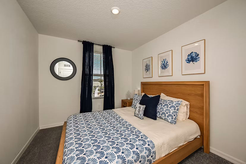 bedroom at SkyMor Southshore Bay Apartments