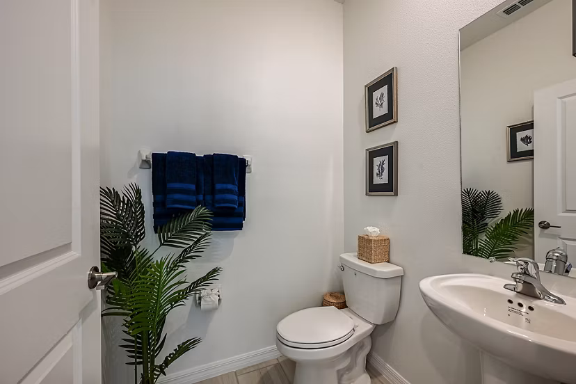 bathroom at SkyMor Southshore Bay Apartments