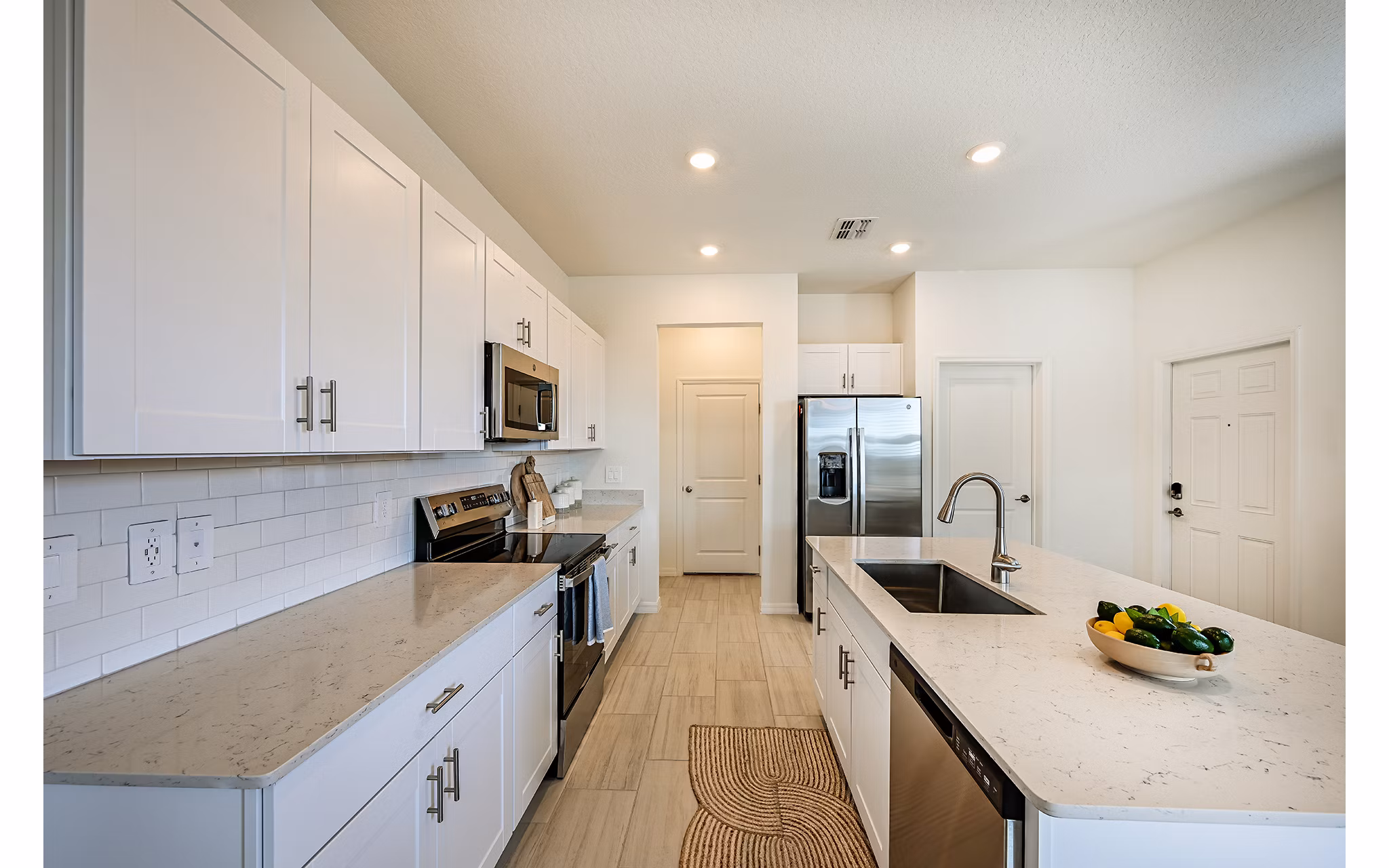kitchen at SkyMor Southshore Bay Apartments