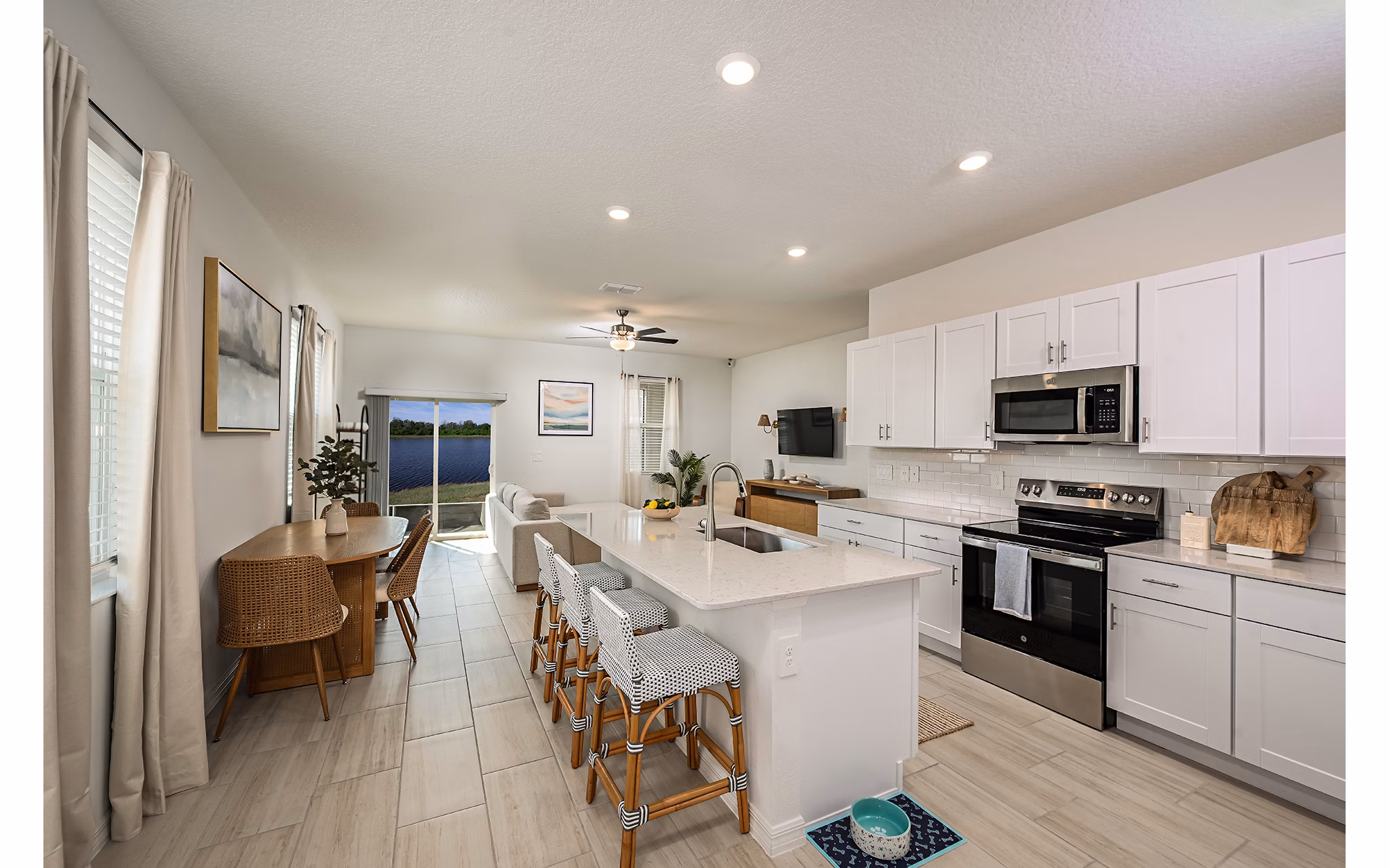 kitchen at SkyMor Southshore Bay Apartments