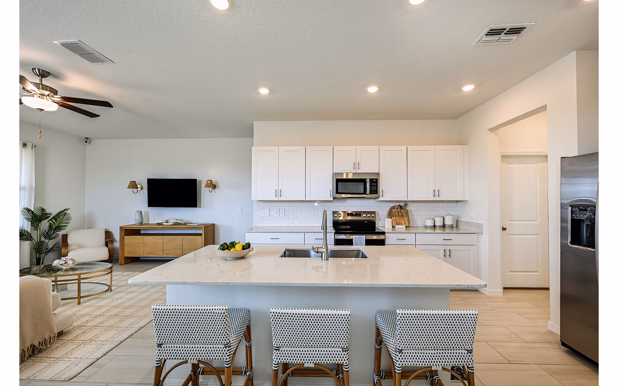 kitchen at SkyMor Southshore Bay Apartments