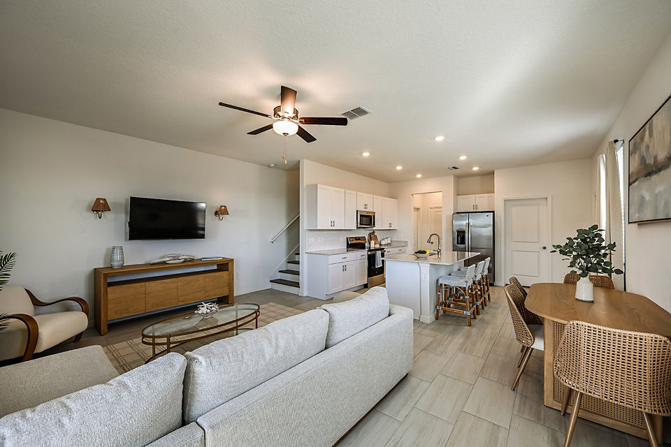 living room at SkyMor Southshore Bay Apartments