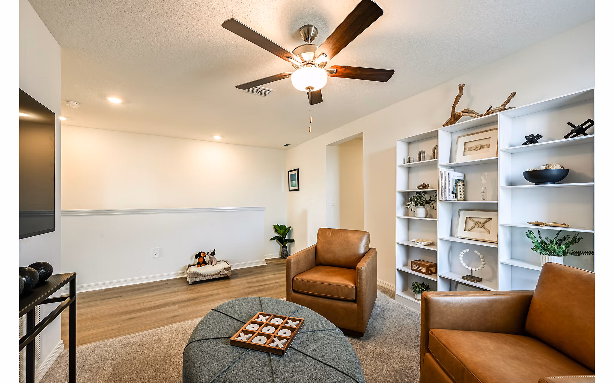 living room at SkyMor Southshore Bay Apartments