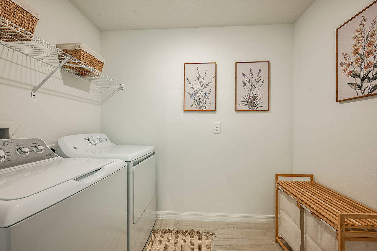 Laundry room at Skymor Southshore Bay