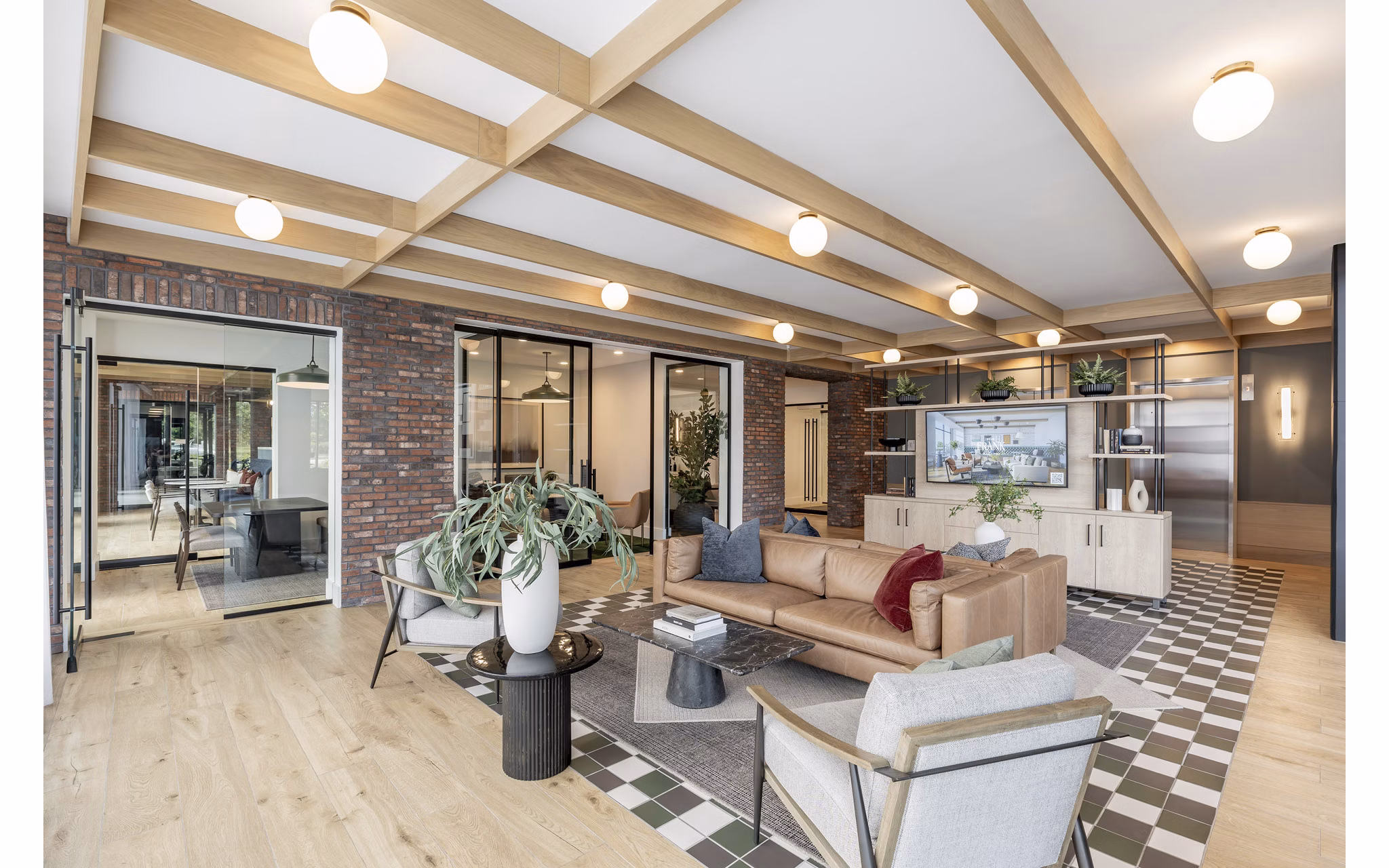 clubhouse at The Frank Apartments