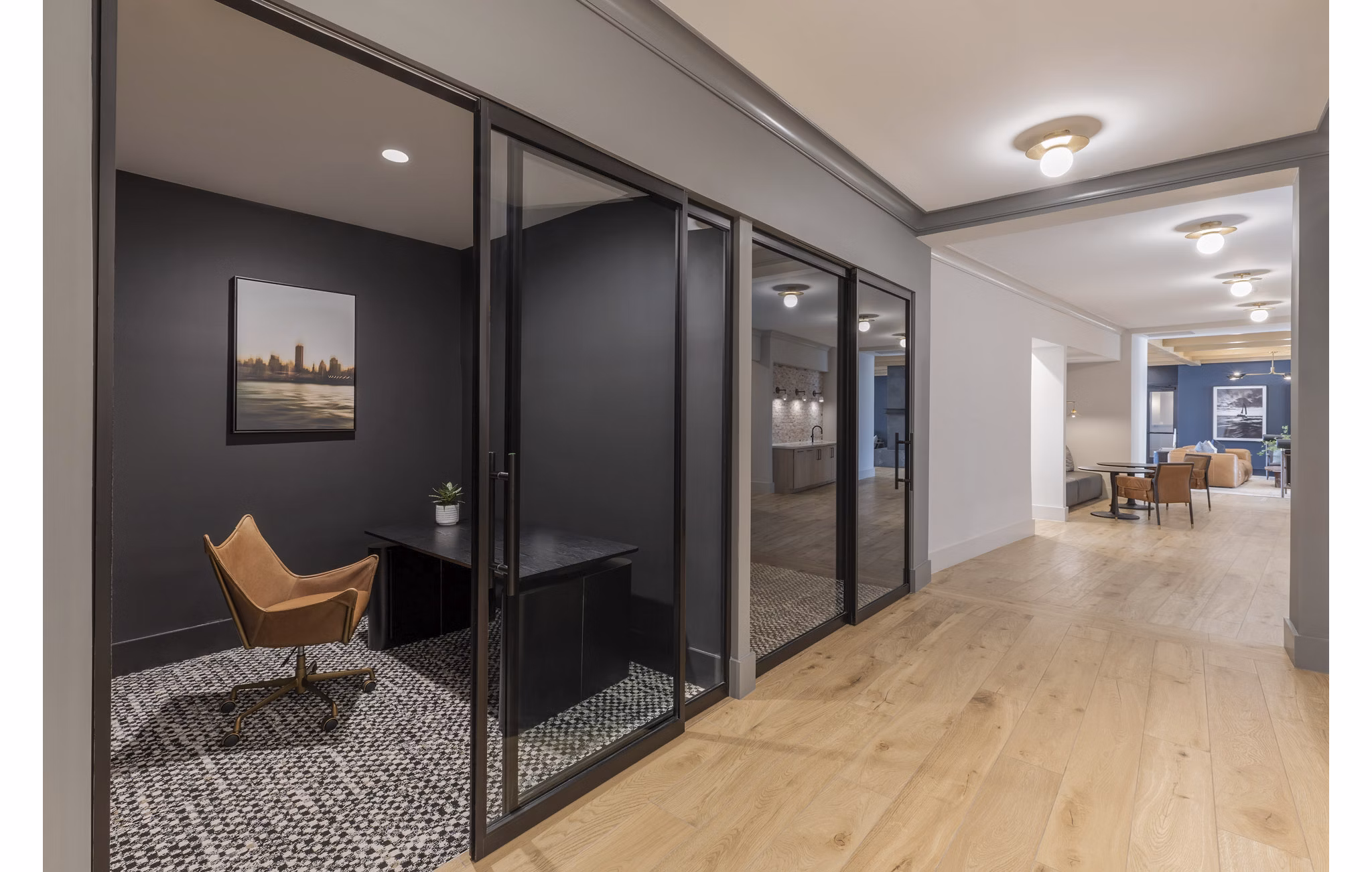clubhouse at The Frank Apartments