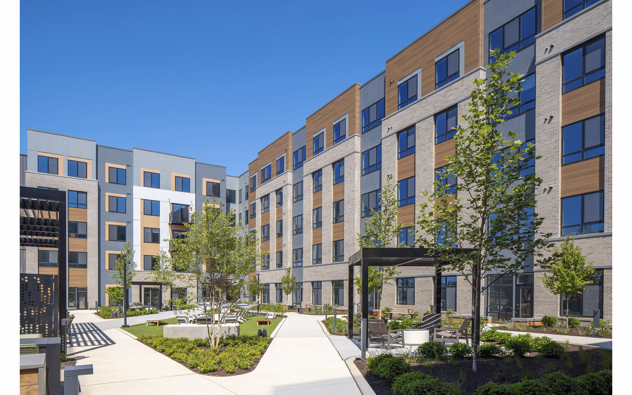 exterior at The Frank Apartments