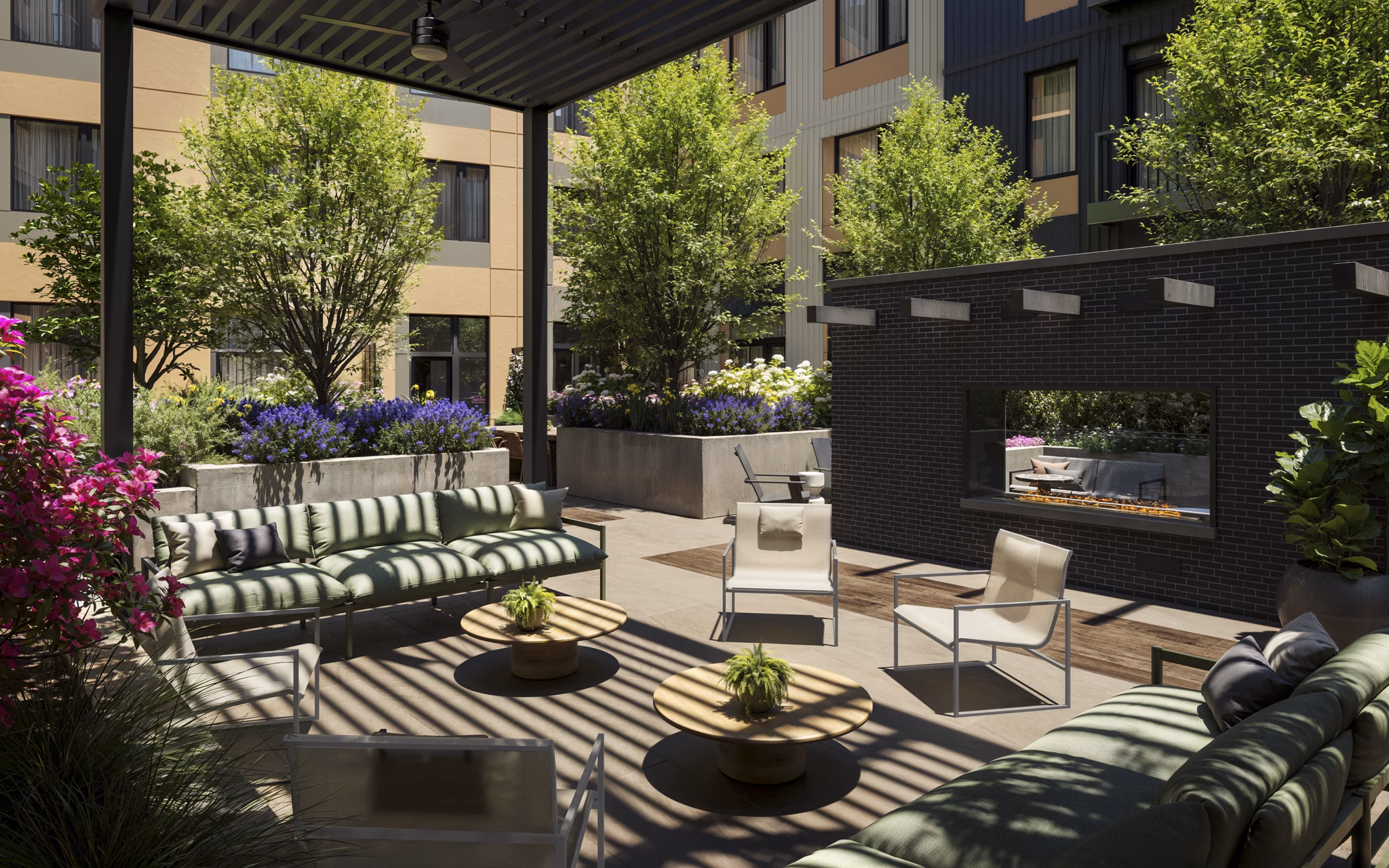 rendering at The Frank Apartments