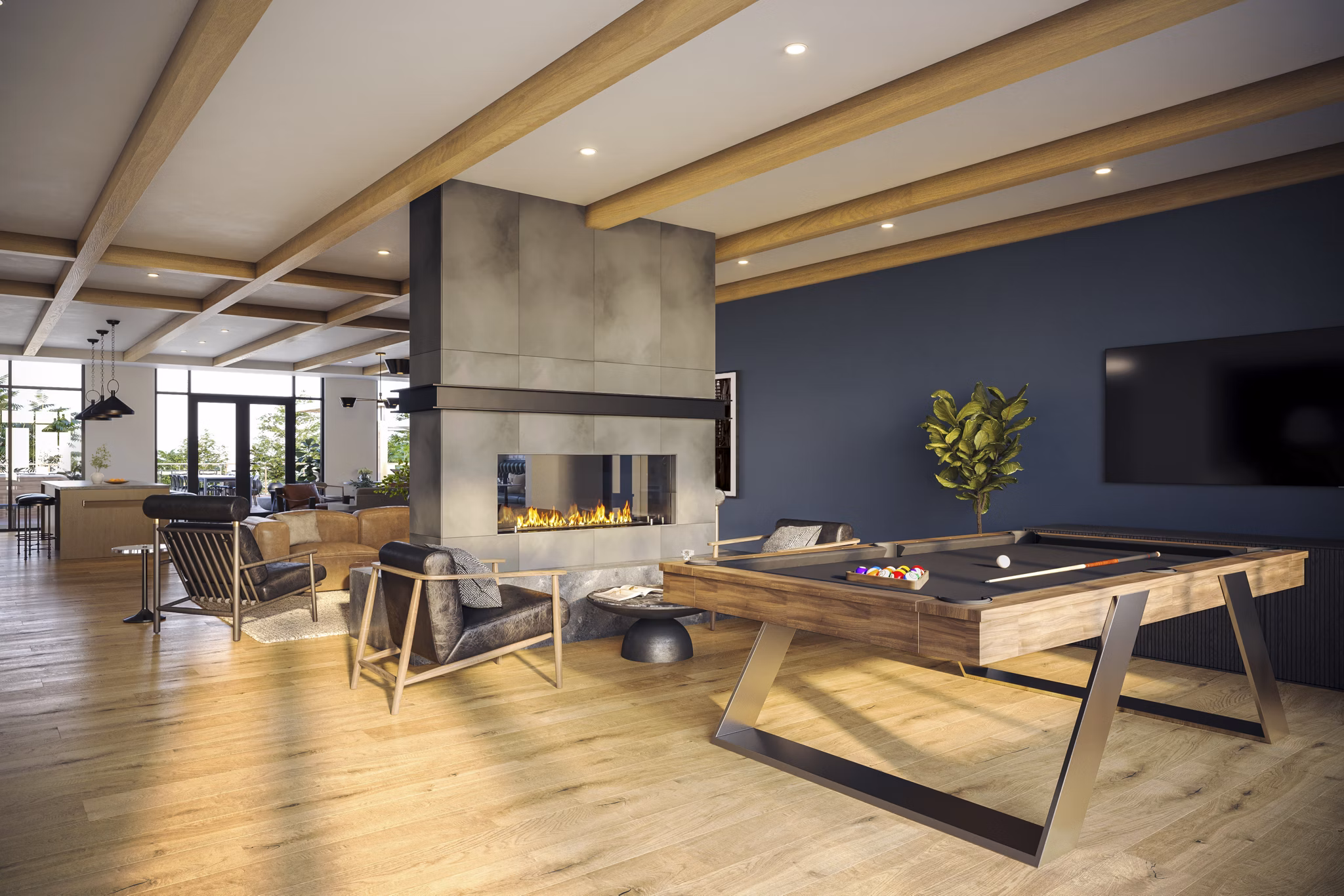 rendering at The Frank Apartments
