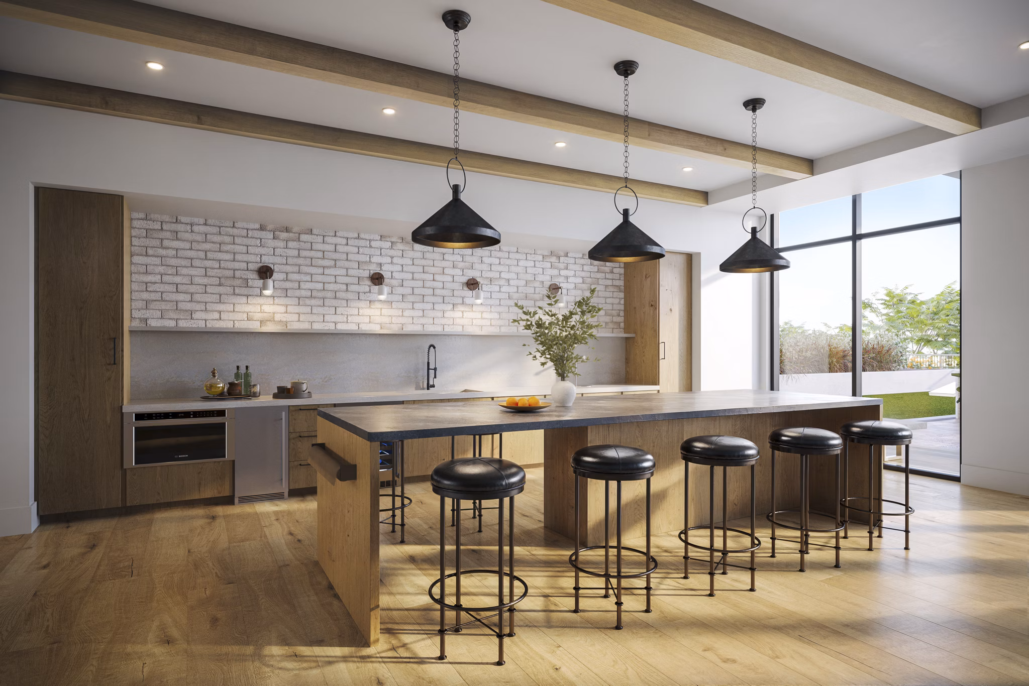 rendering at The Frank Apartments