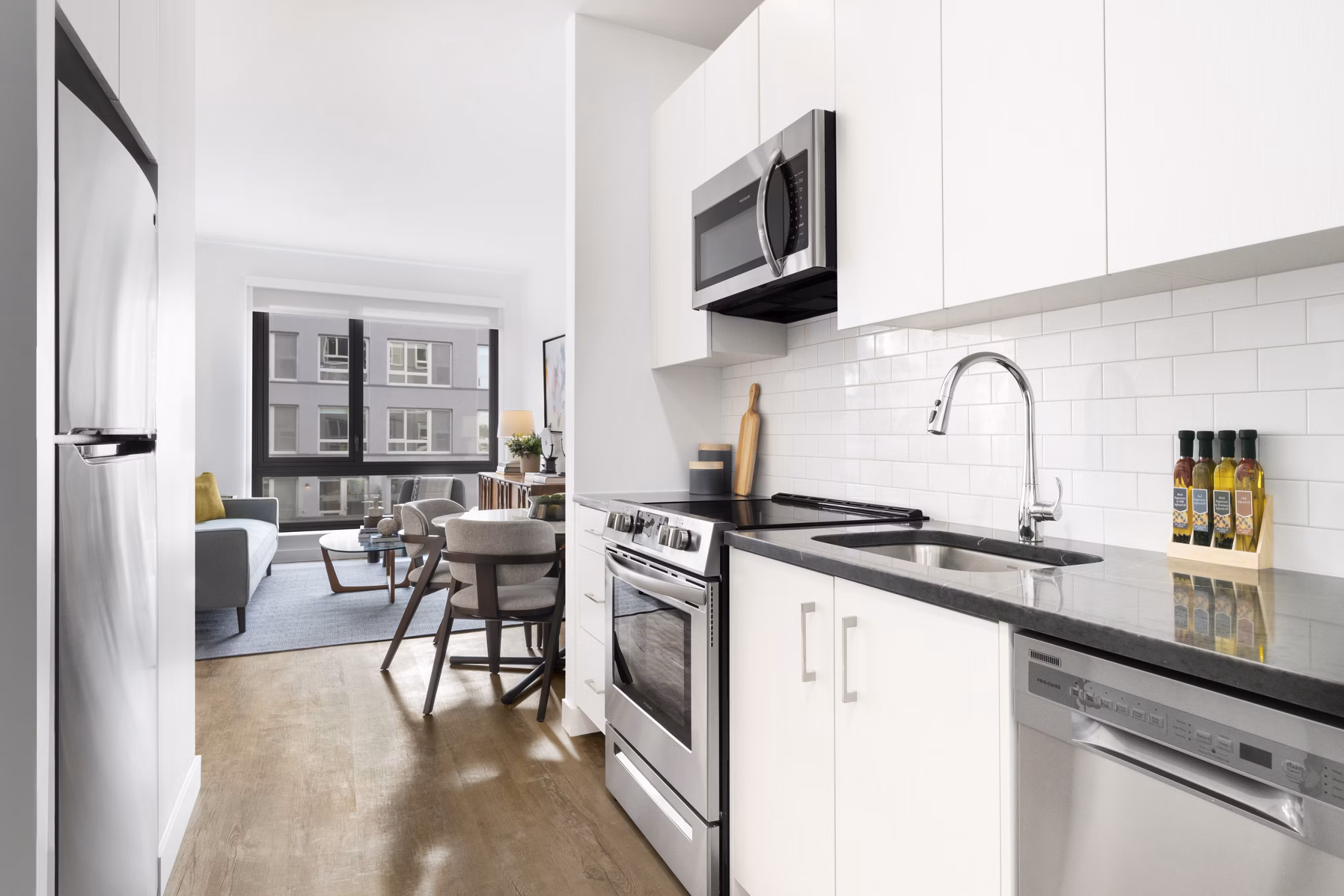 kitchen at 25 Maple Apartments