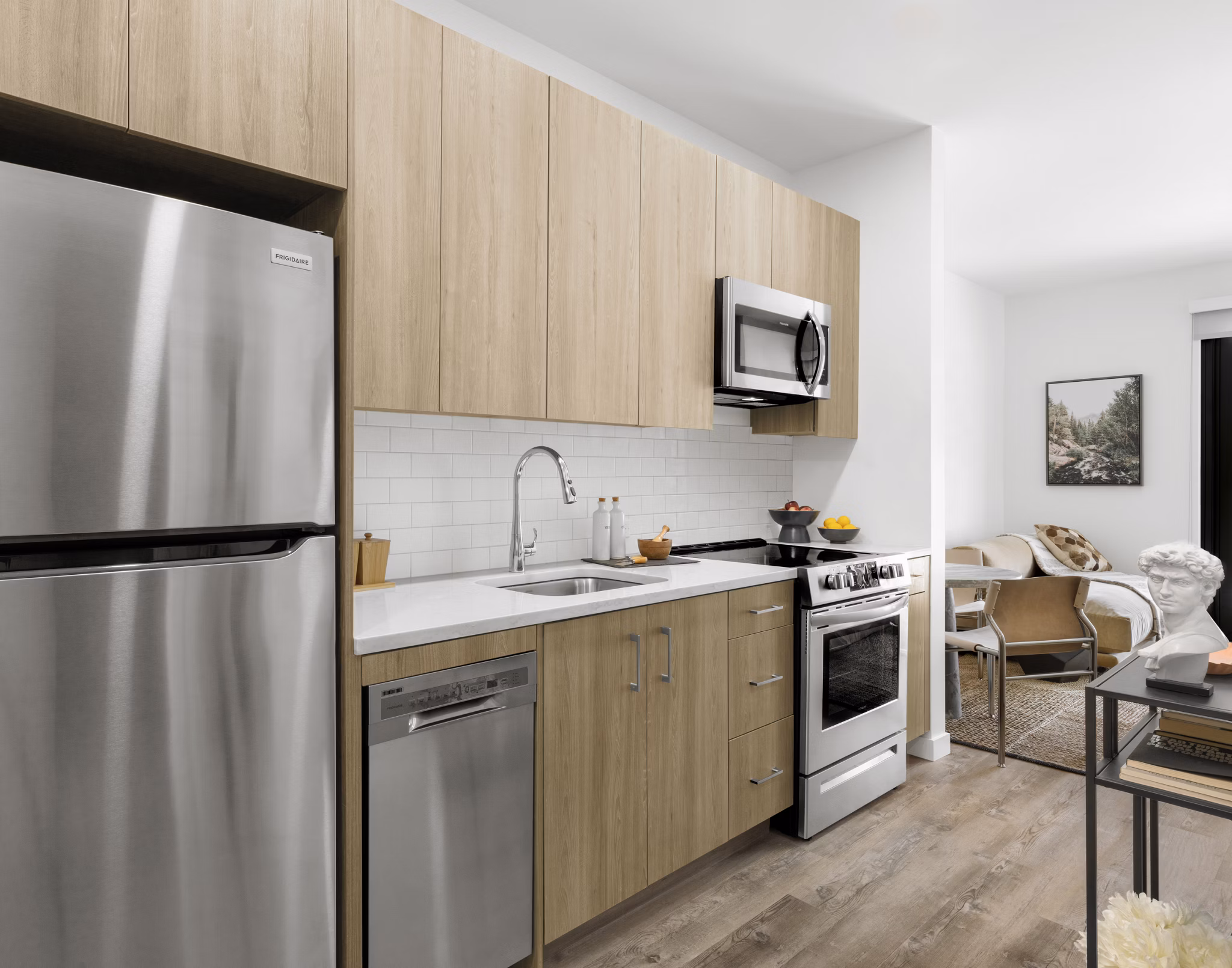 kitchen at 25 Maple Apartments