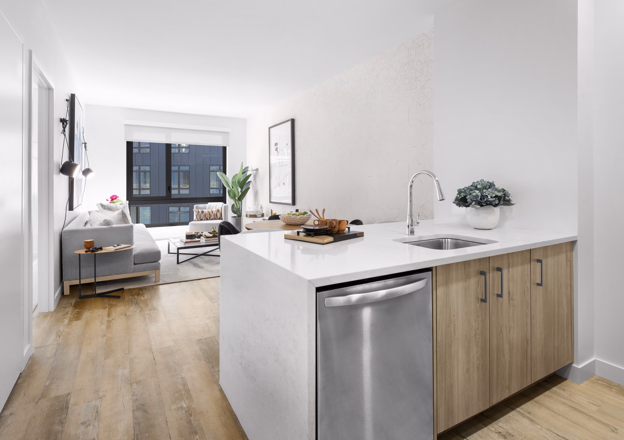 kitchen at 25 Maple Apartments