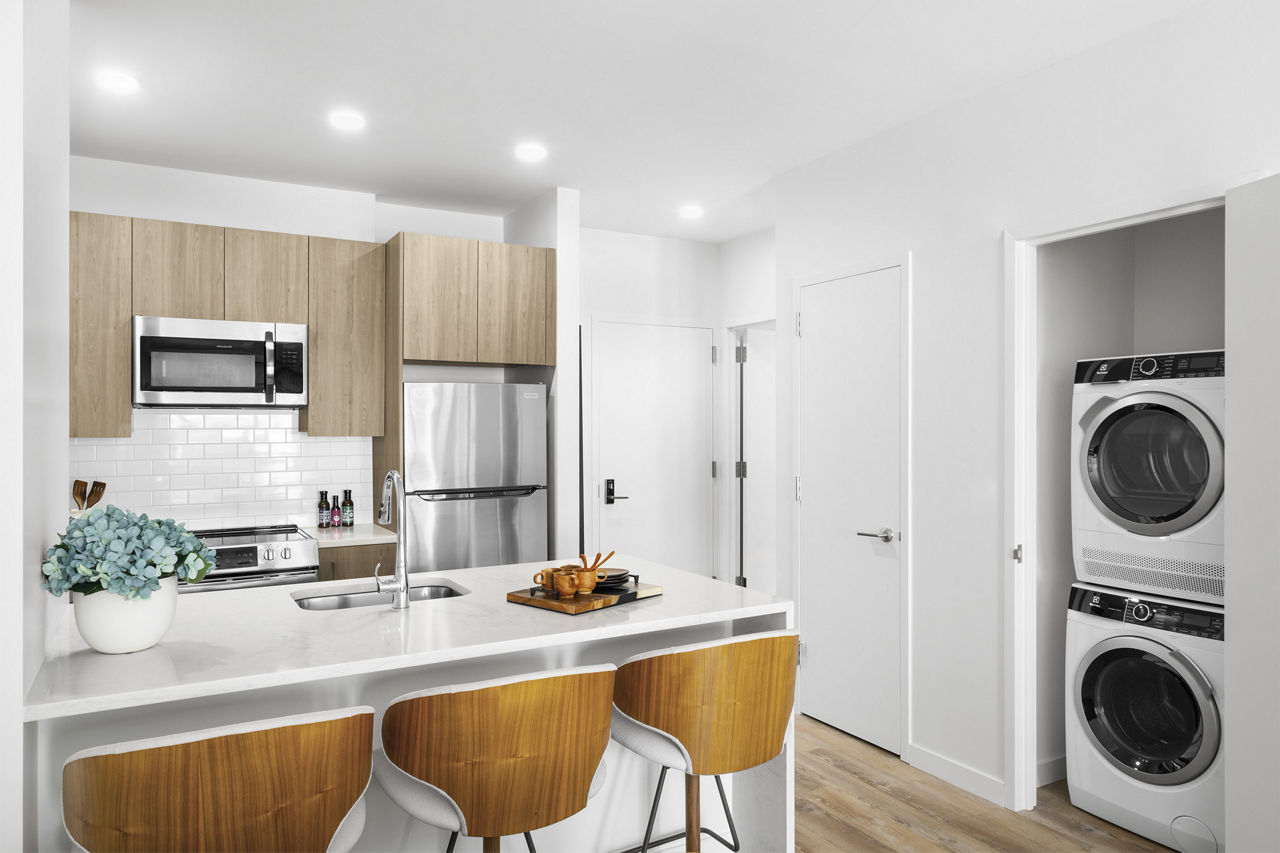 Laundry room at 25 Maple