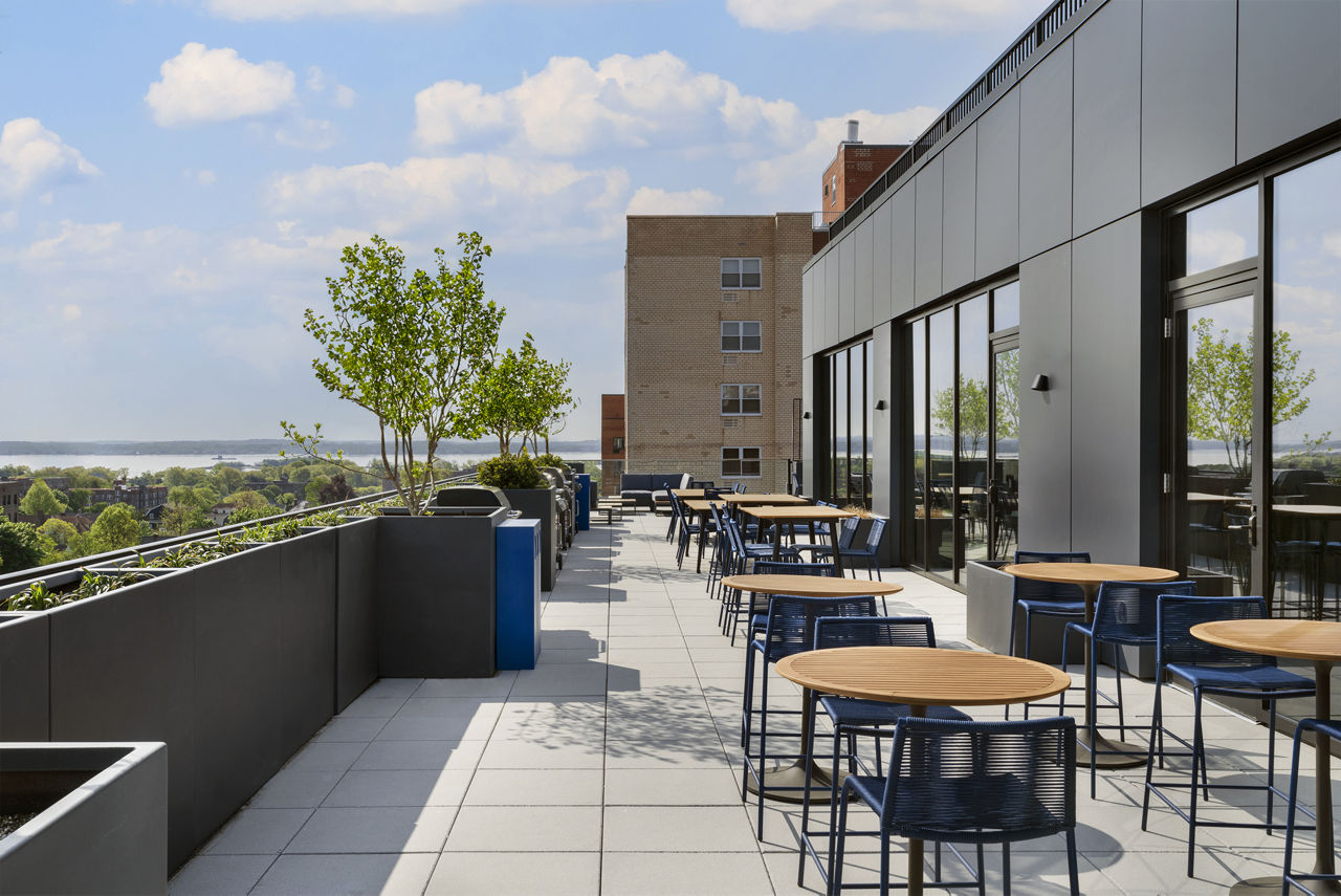 Roof deck at 25 Maple (4 of 5)