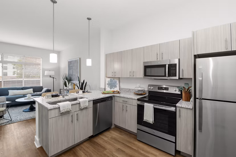 kitchen at NOVI at Concord Apartments