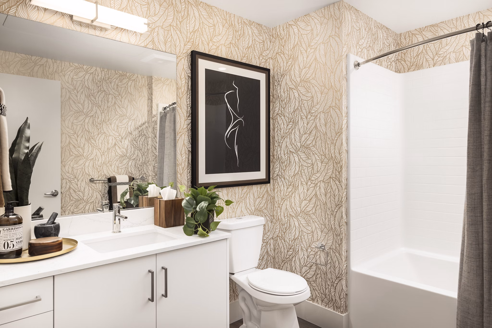 bathroom at Ancora Apartments 