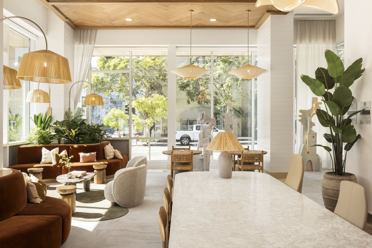 Lobby at Ancora Apartments