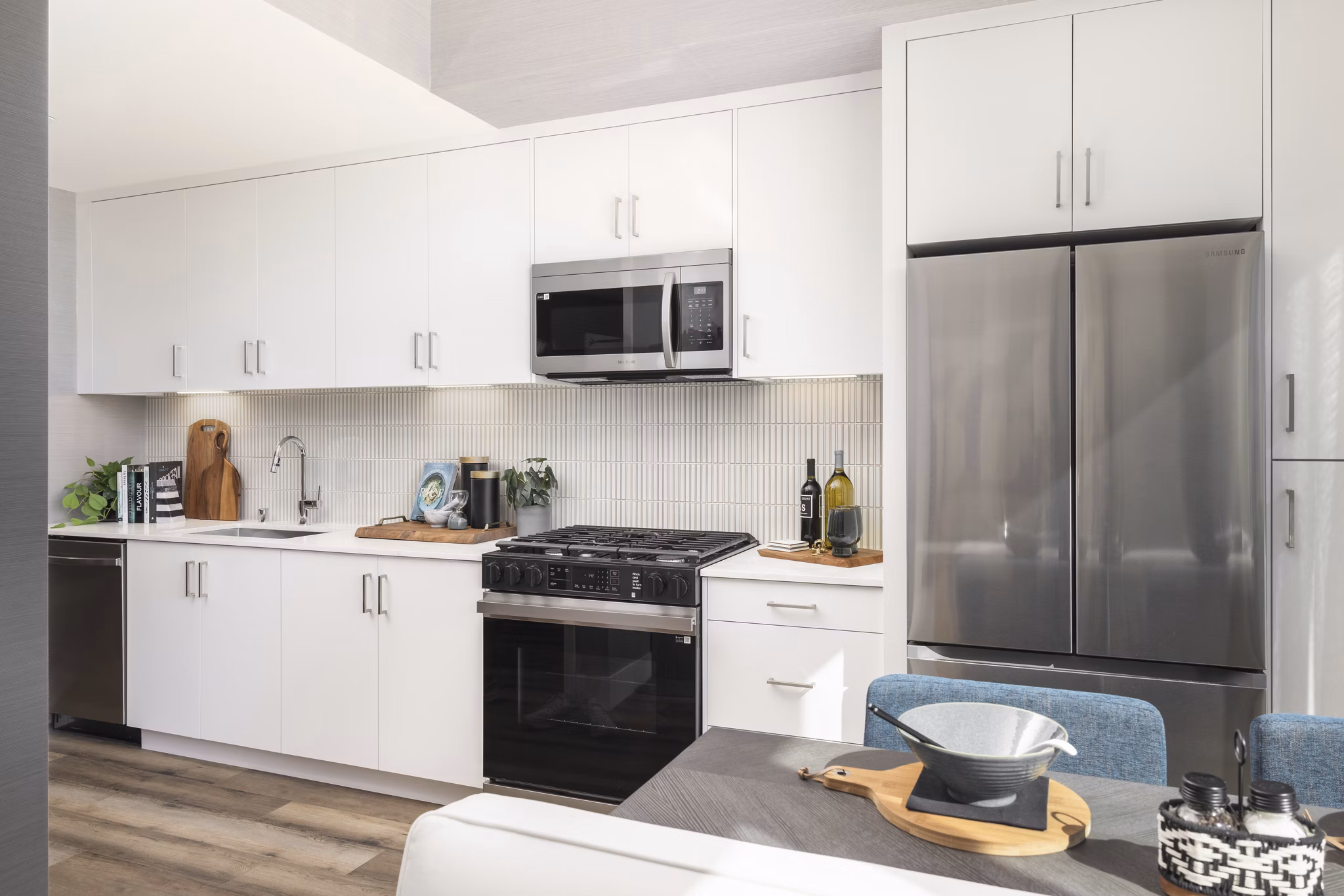 kitchen at Ancora Apartments 