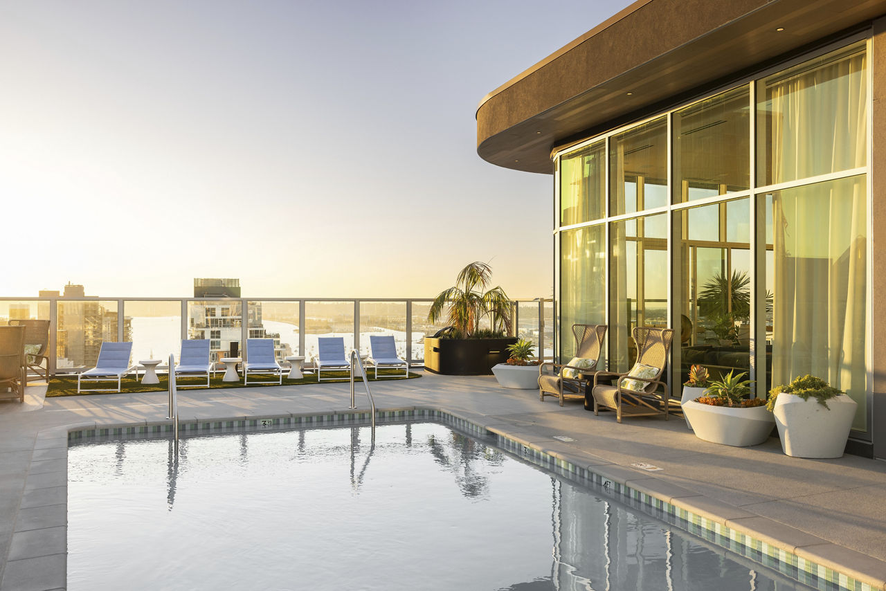 Pool at Ancora Apartments (1 of 2)