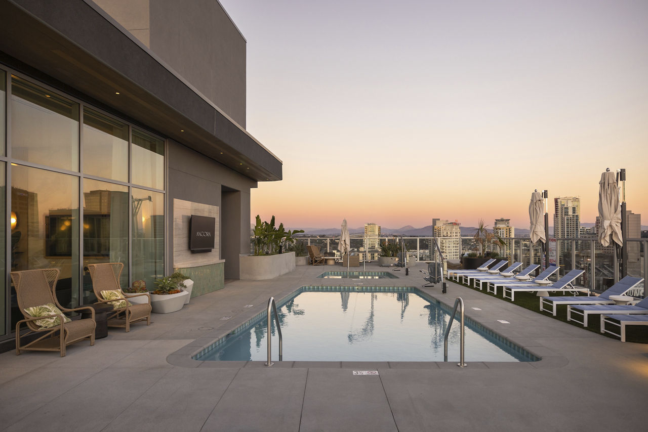 Pool at Ancora Apartments (2 of 2)