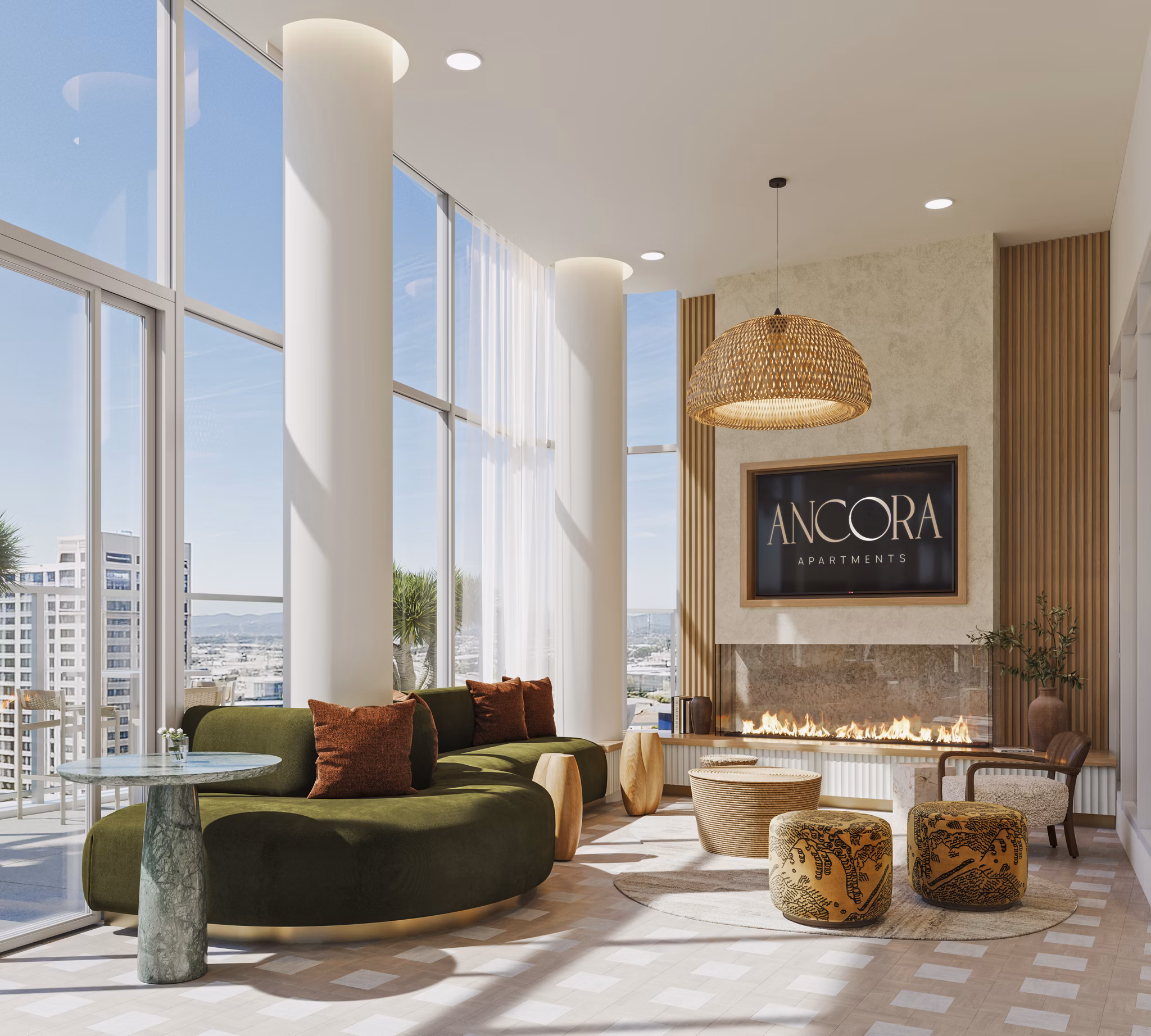 rendering at Ancora Apartments