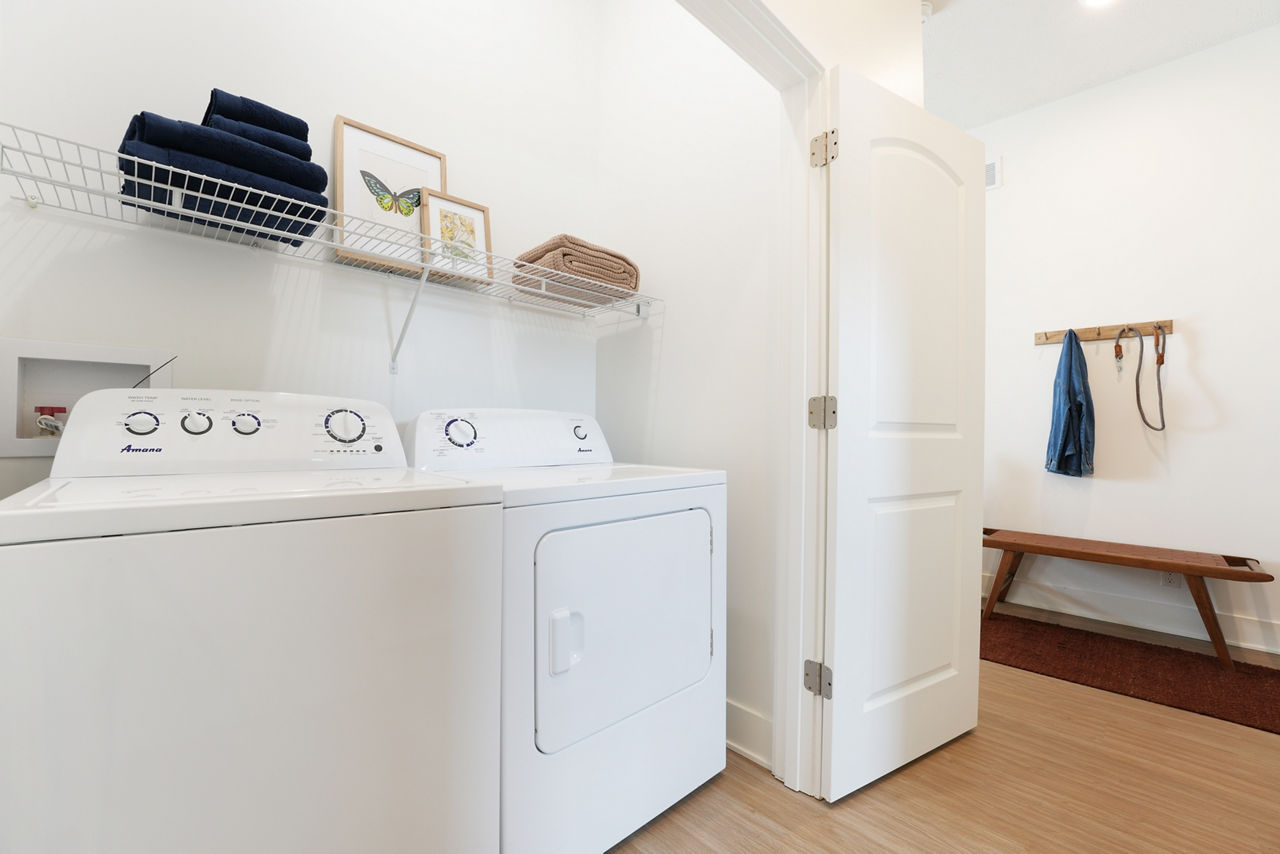 Laundry room at The Collection At Elkhorn