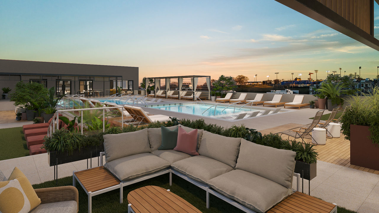 Roof deck at Alta Rochelle (3 of 3)