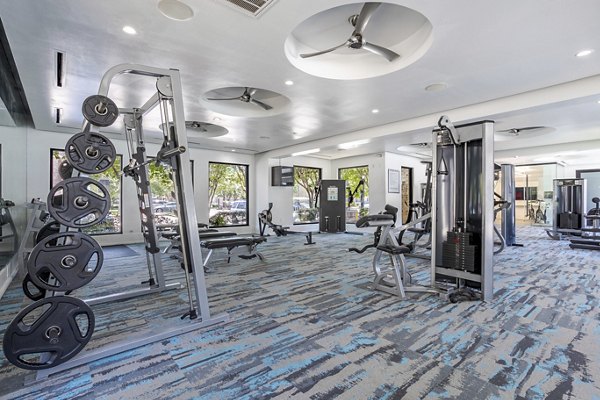 fitness center at Town Center Crossing Apartments