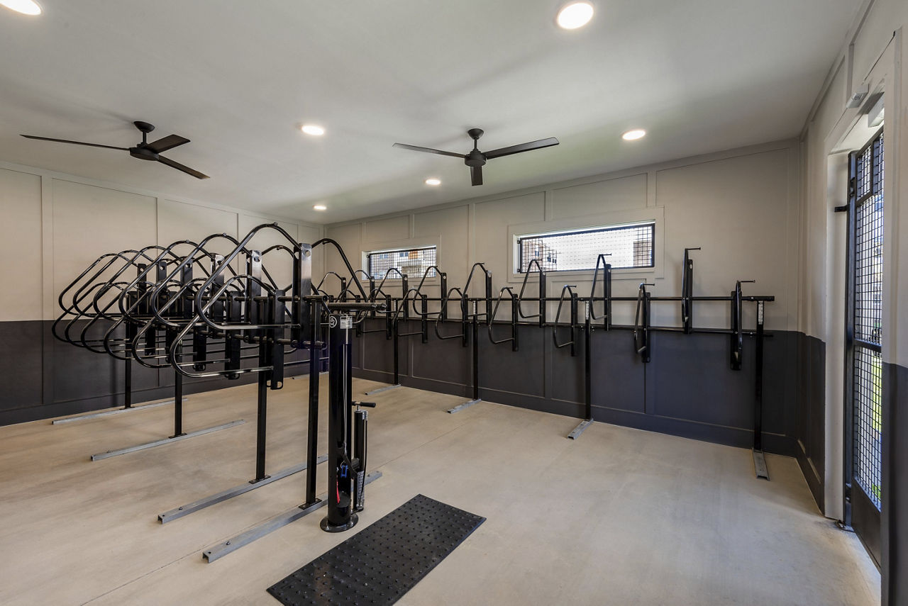 Bike room at Brandywine Green
