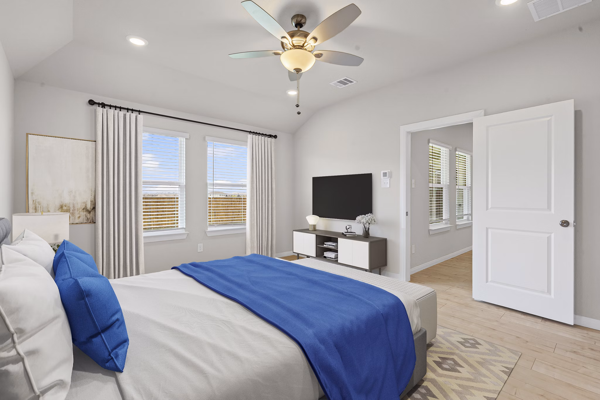 bedroom at Meadowlark at Wildflower Ranch Apartments