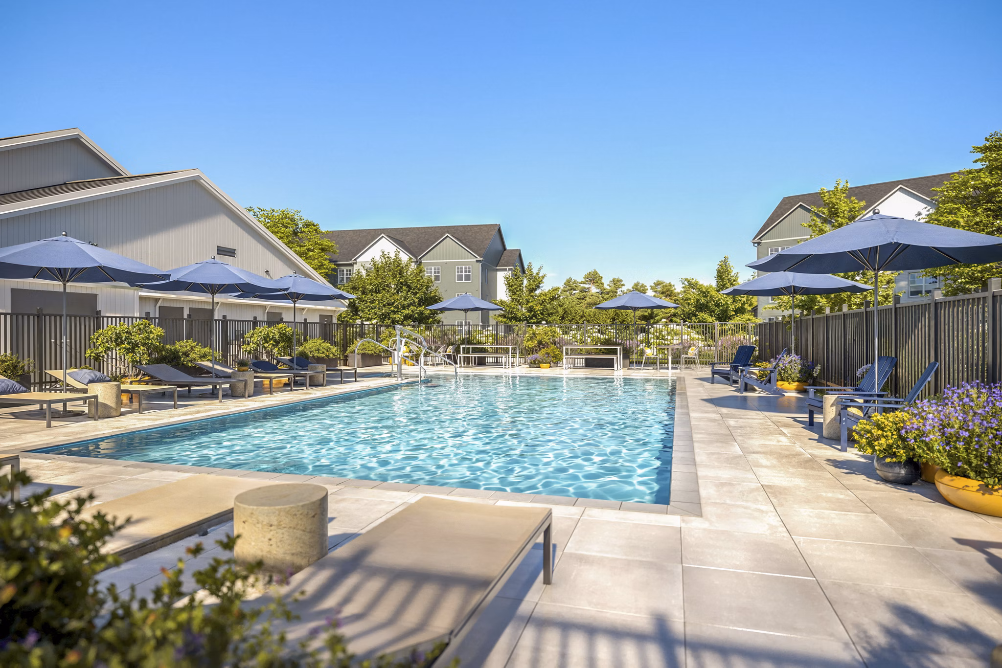 rendering at The Henry Apartments