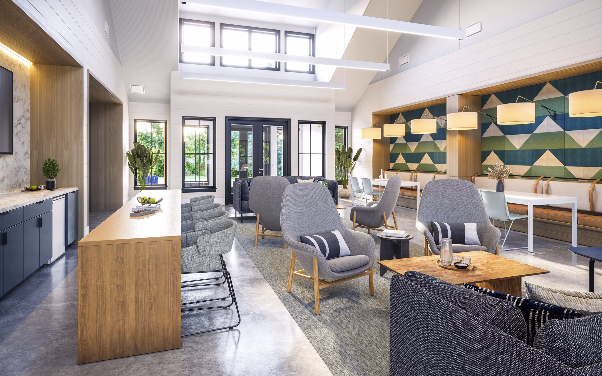 rendering at The Henry Apartments