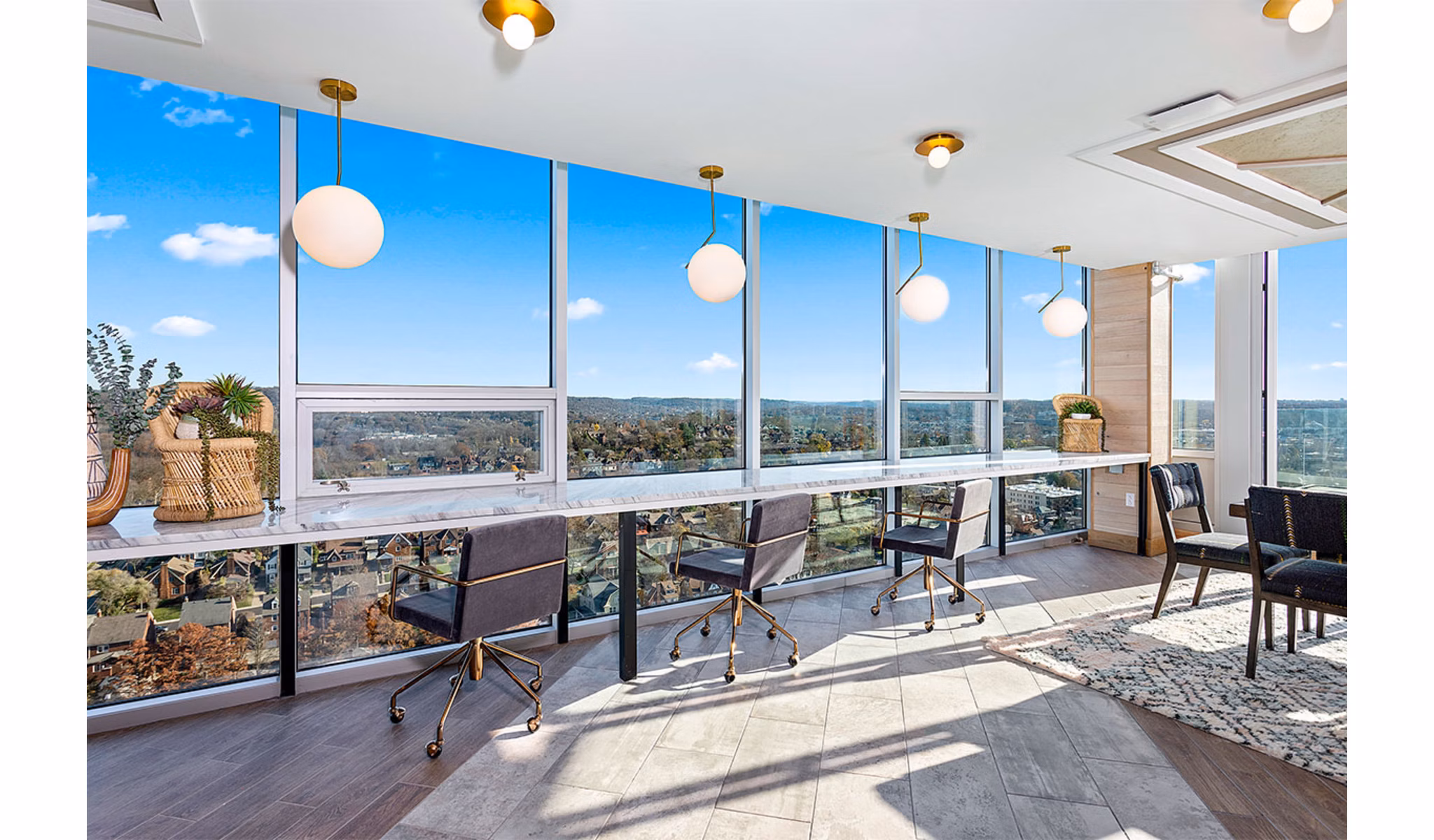 clubhouse at Highland House Tower Apartments