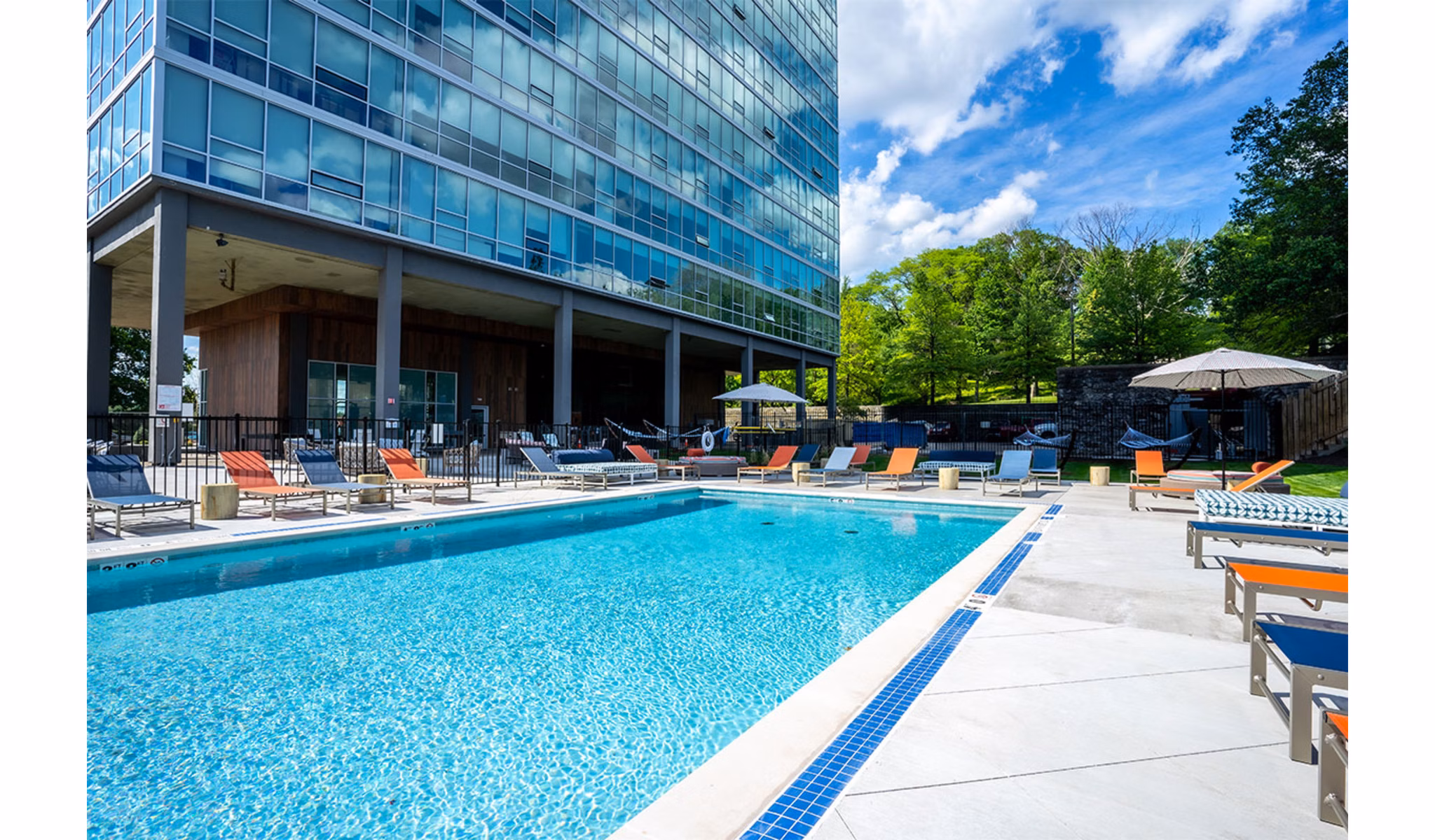 pool Highland House Tower Apartments