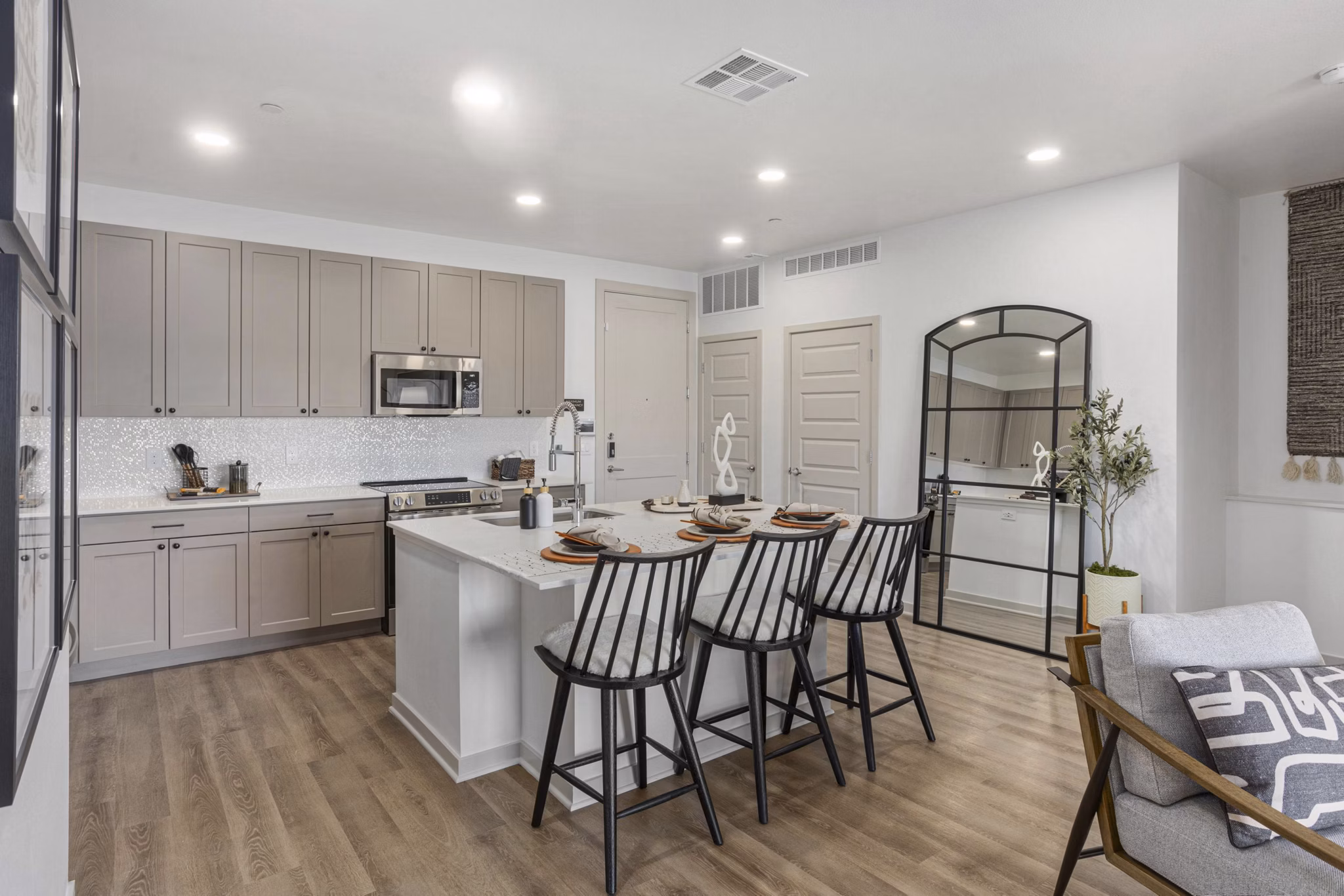 kitchen at Alta 87 Apartments 