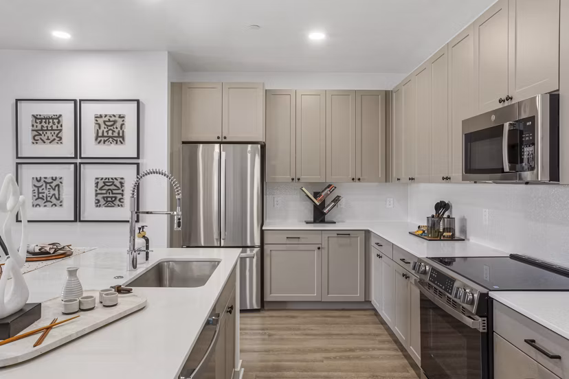 kitchen at Alta 87 Apartments 