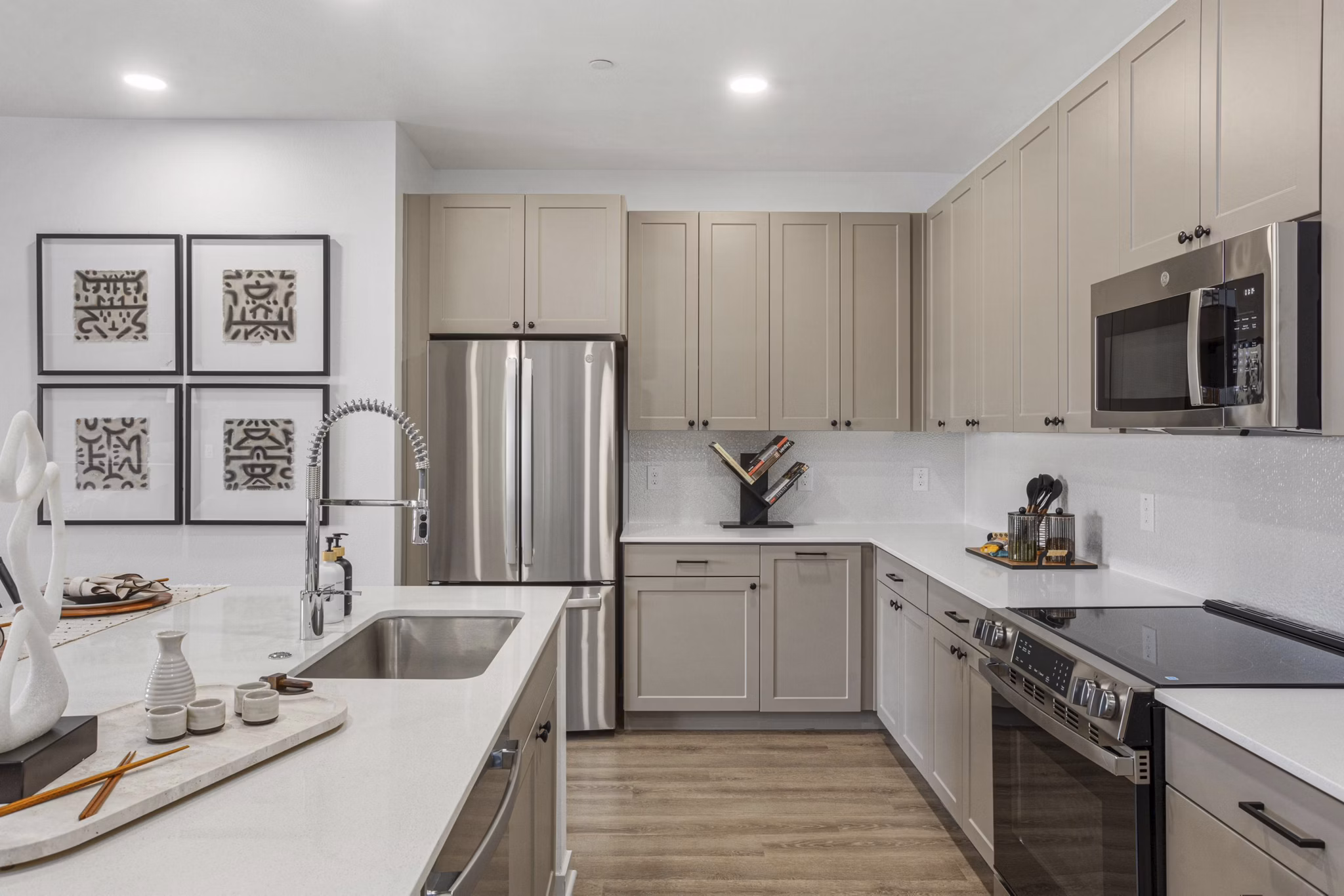 kitchen at Alta 87 Apartments 