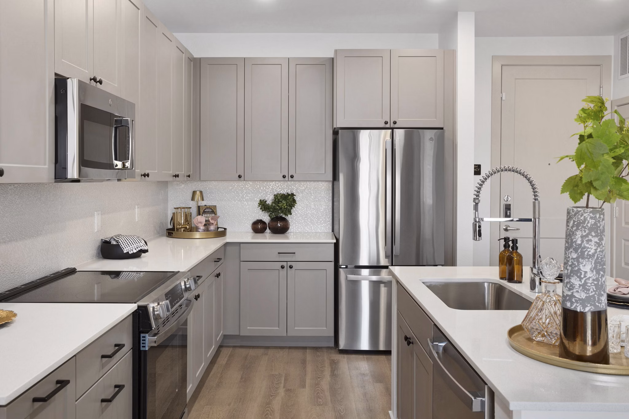 kitchen at Alta 87 Apartments 